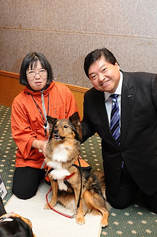 聴導犬協会と代表引地